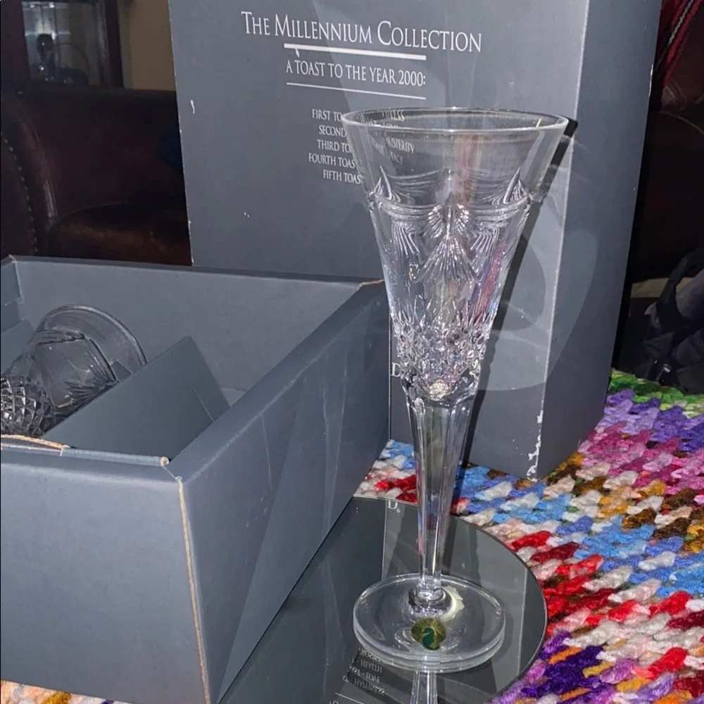 The Millennium Collection Crystal Toasting Glass